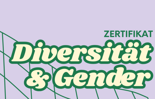 Logo mit der Aufschrift "Diverstität & Gender"