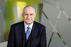 Photo: A portrait of Prof. Christoph M. Schmidt