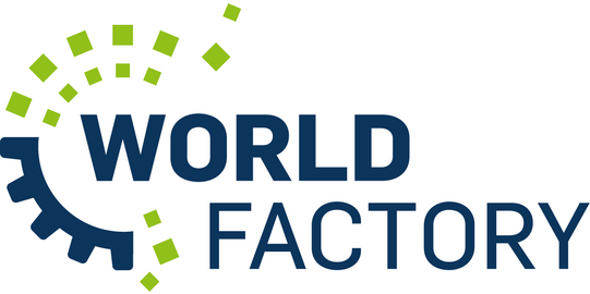 Worldfactory logo on a white background